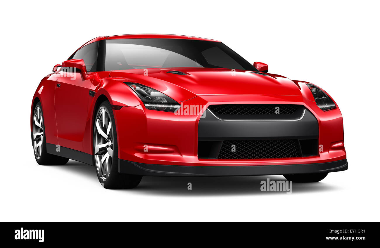 Automobile sportiva rossa Foto Stock