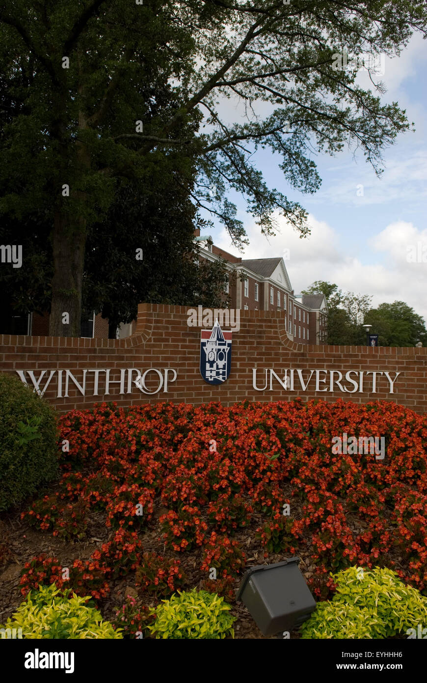 Winthrop University Rock Hill SC USA Foto Stock