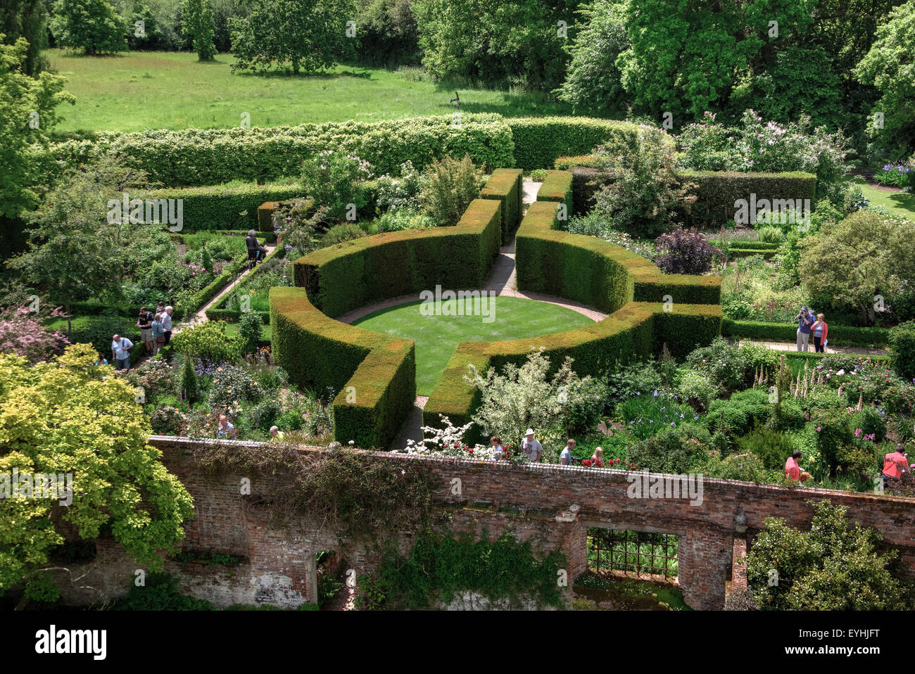Il castello di Sissinghurst, Tunbridge Wells, Kent, England, Regno Unito Foto Stock
