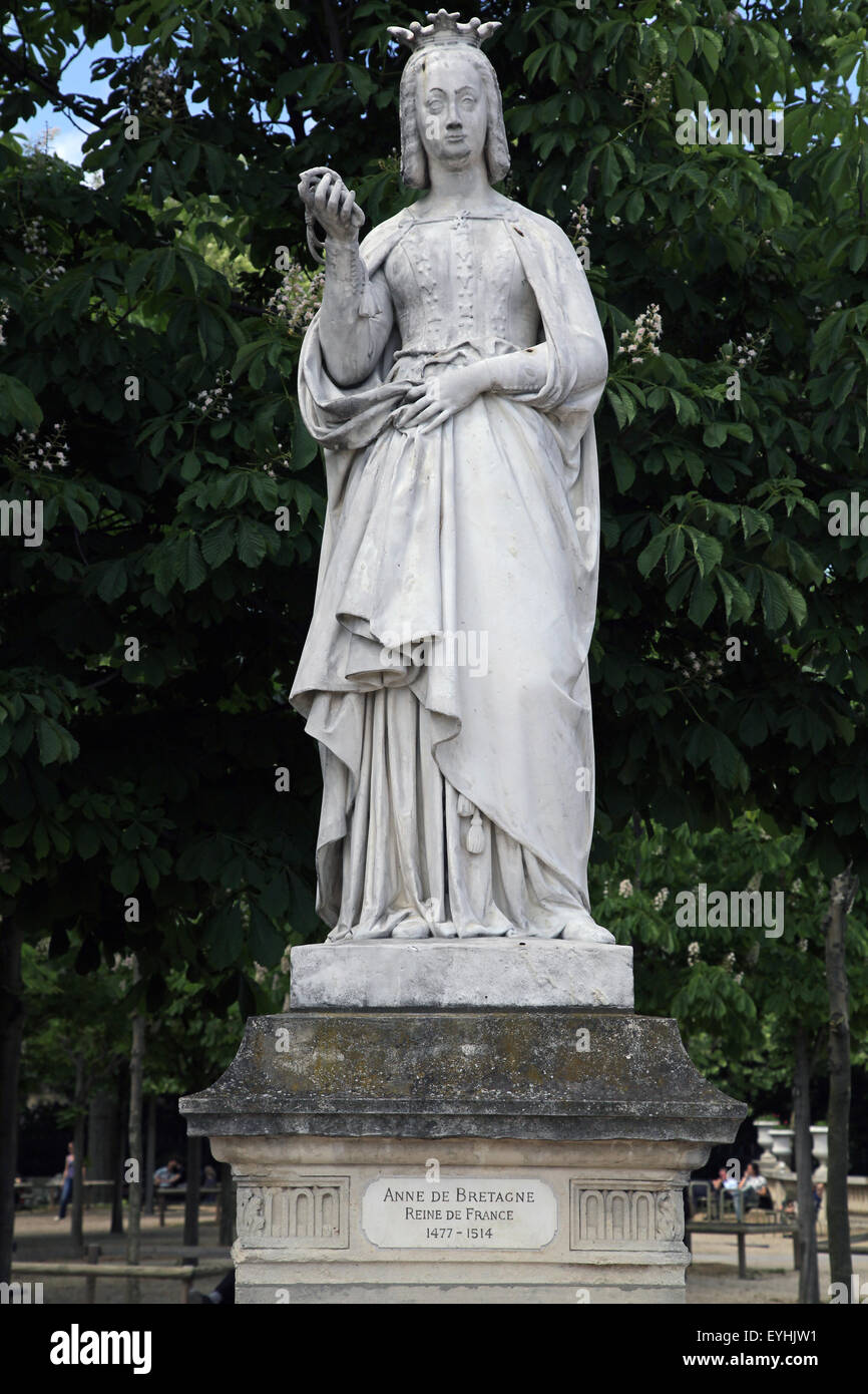 Regina di France1477 – 1514 Francese queen.in Lussemburgo Giardino Jardin du Luxembourg a Parigi Francia Foto Stock