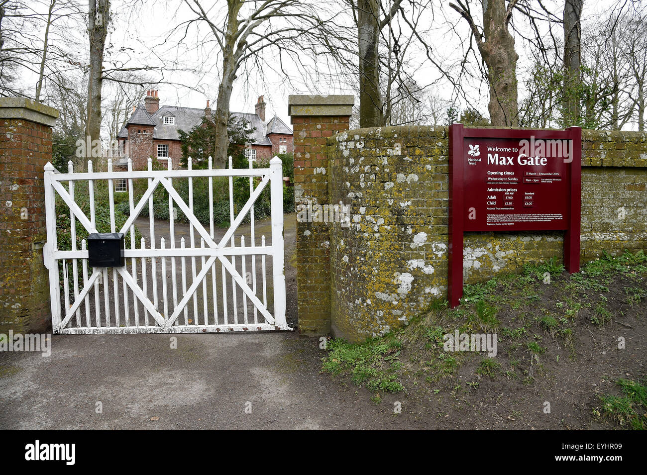 Max Gate, ex casa di Thomas Hardy, Dorchester Dorset, Gran Bretagna, Regno Unito Foto Stock