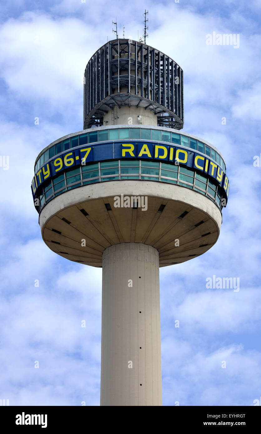 Il Radio City Tower. La città di Liverpool, Gran Bretagna, Regno Unito Foto Stock
