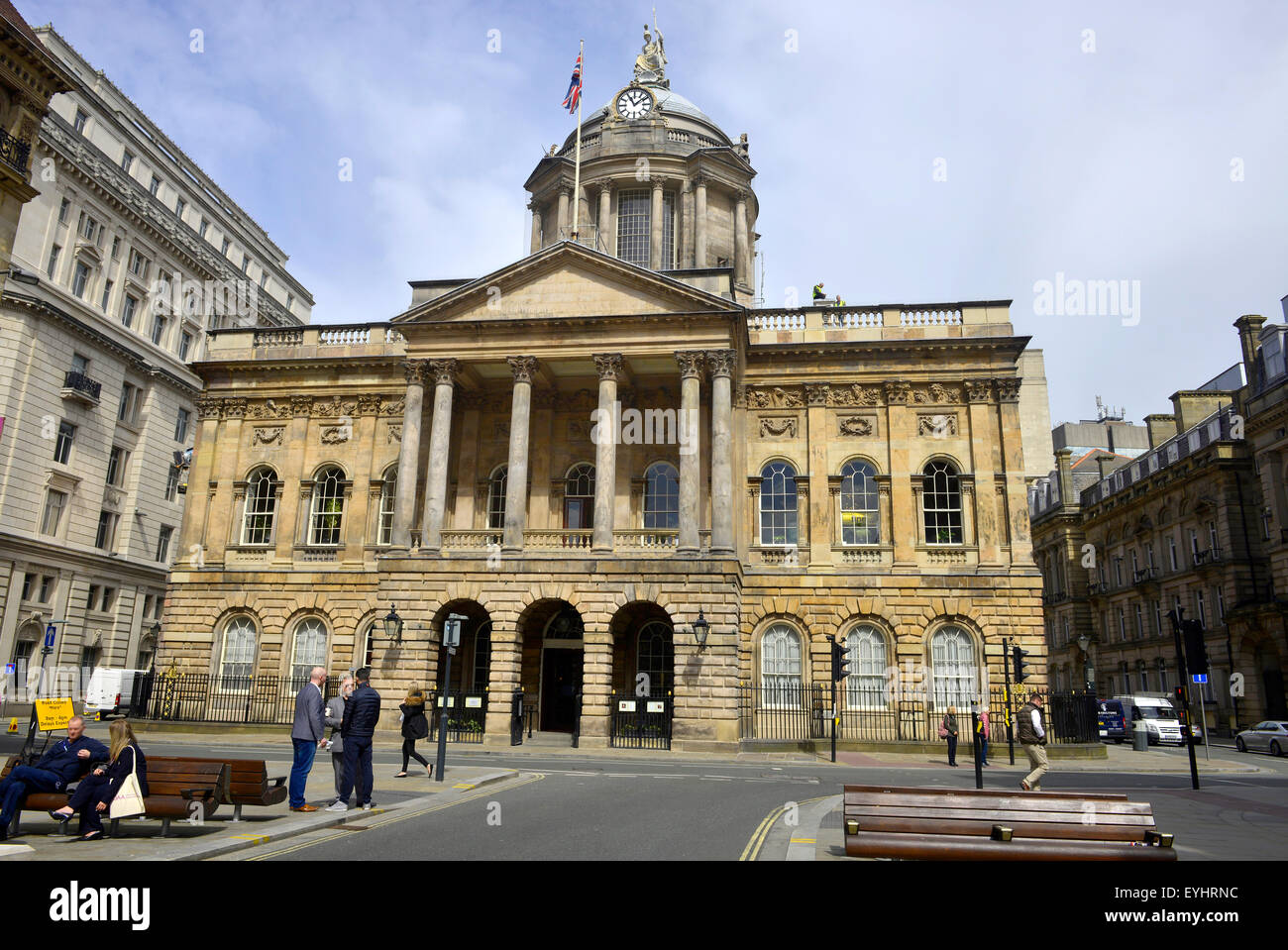 Il Municipio, la città di Liverpool, Gran Bretagna, Regno Unito Foto Stock