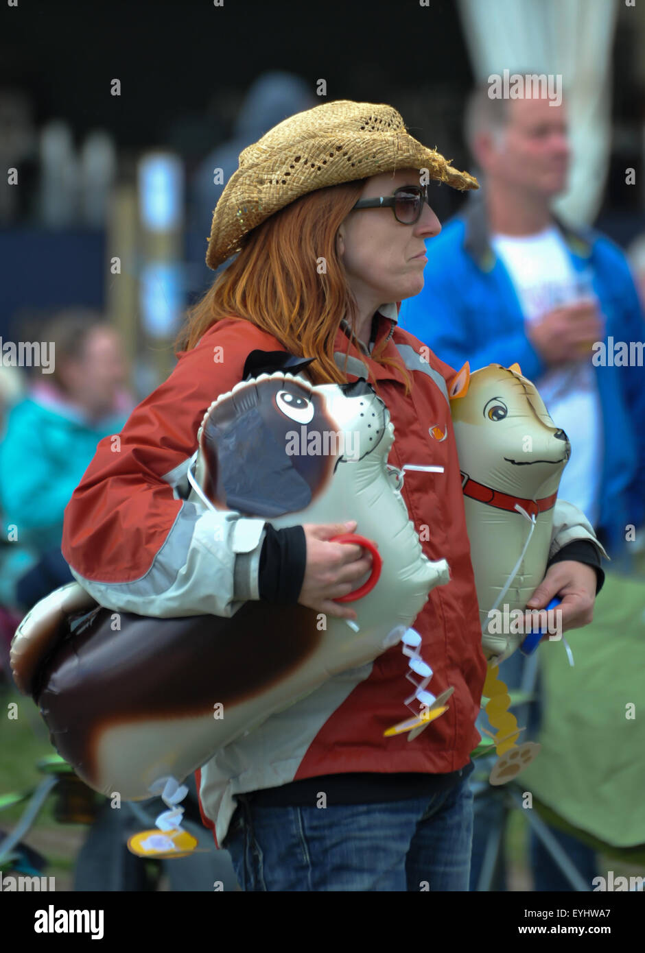 Wychwood Festival 2015 a Cheltenham Racecourse - Giorno 1 dotate di: atmosfera dove: Cheltenham, Regno Unito quando: 29 maggio 2015 C Foto Stock