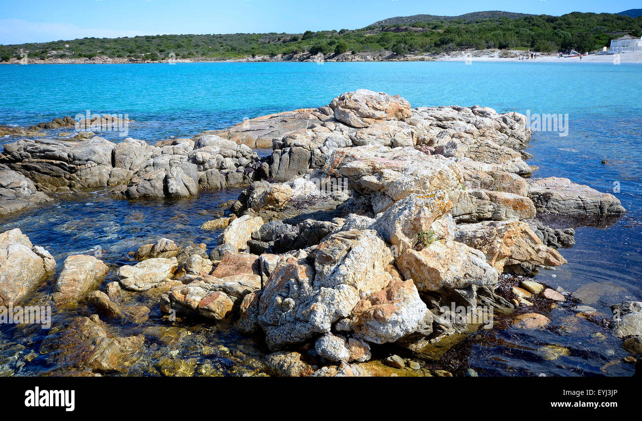 Sardegna Italia Spiaggia Di Cala Sabina Vicino Golfo