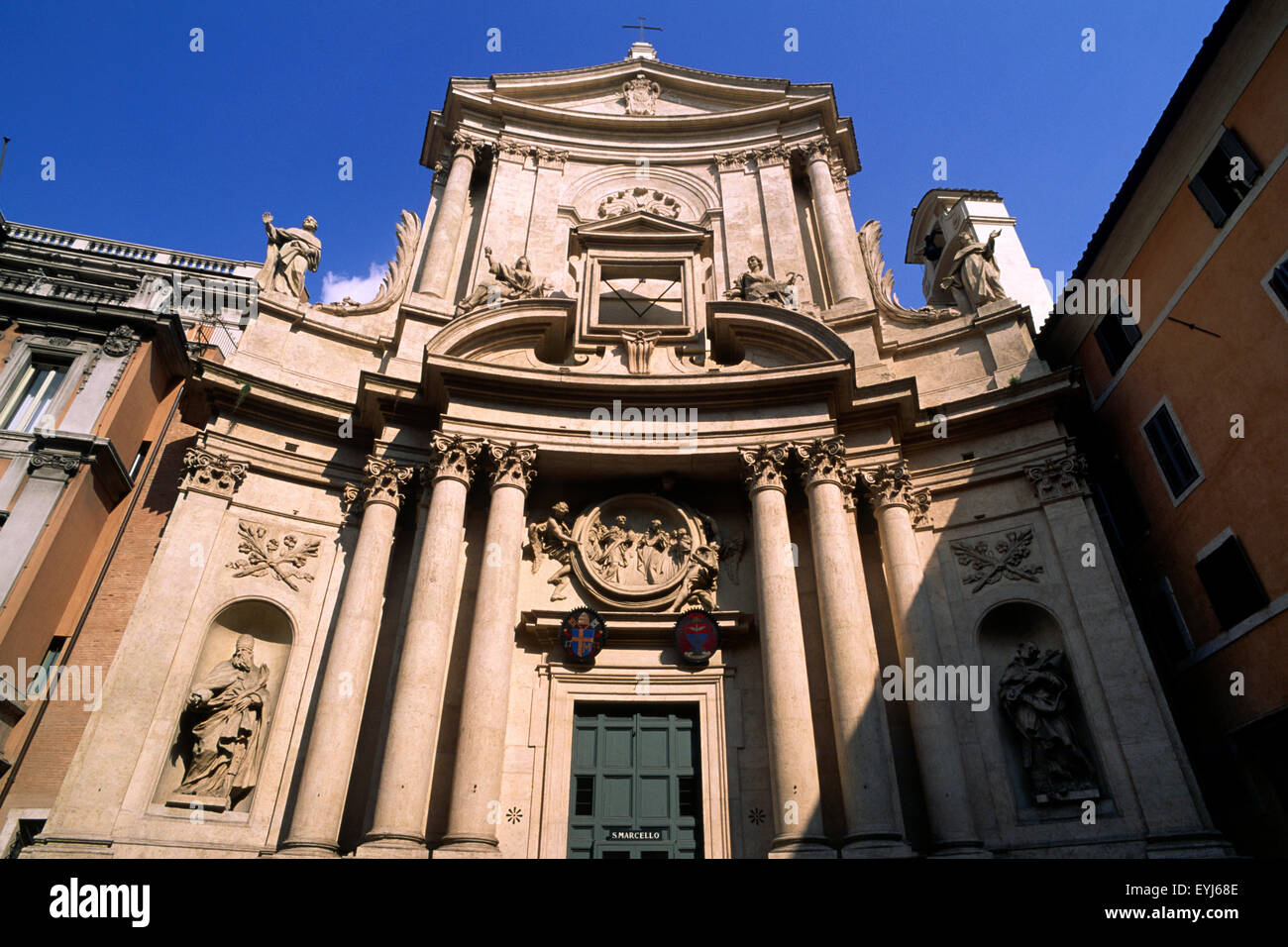Italia, Roma, chiesa di San Marcello al corso Foto Stock