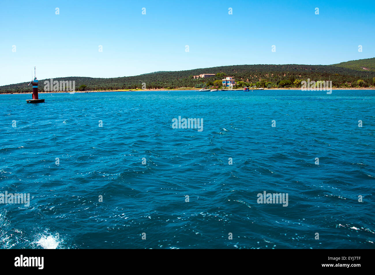 Storico monastero a cunda isola di Ayvalik, Balikesir, Turchia Foto Stock