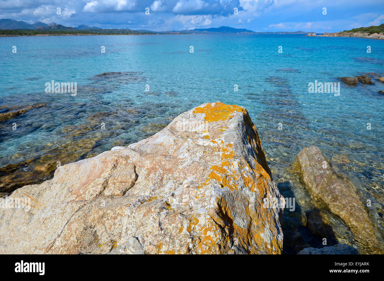 Sardegna Italia Spiaggia Di Cala Sabina Vicino A Golfo