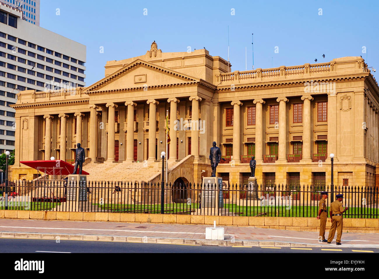 Sri Lanka, Colombo, città vecchia, Fort, antico palazzo del parlamento Foto Stock