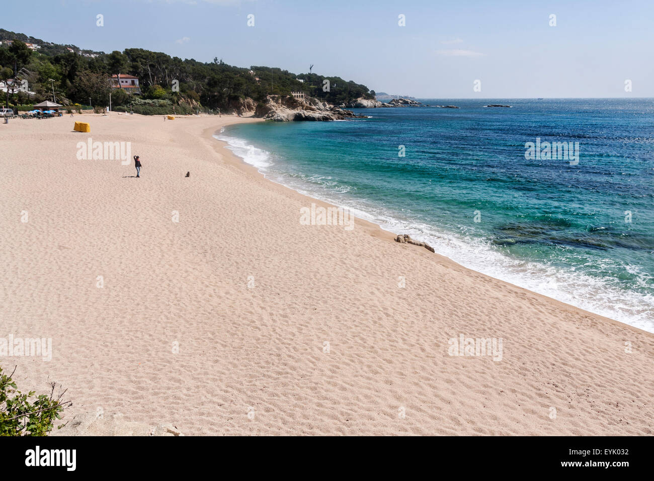 Rovira beach, Platja d'Aro. Foto Stock