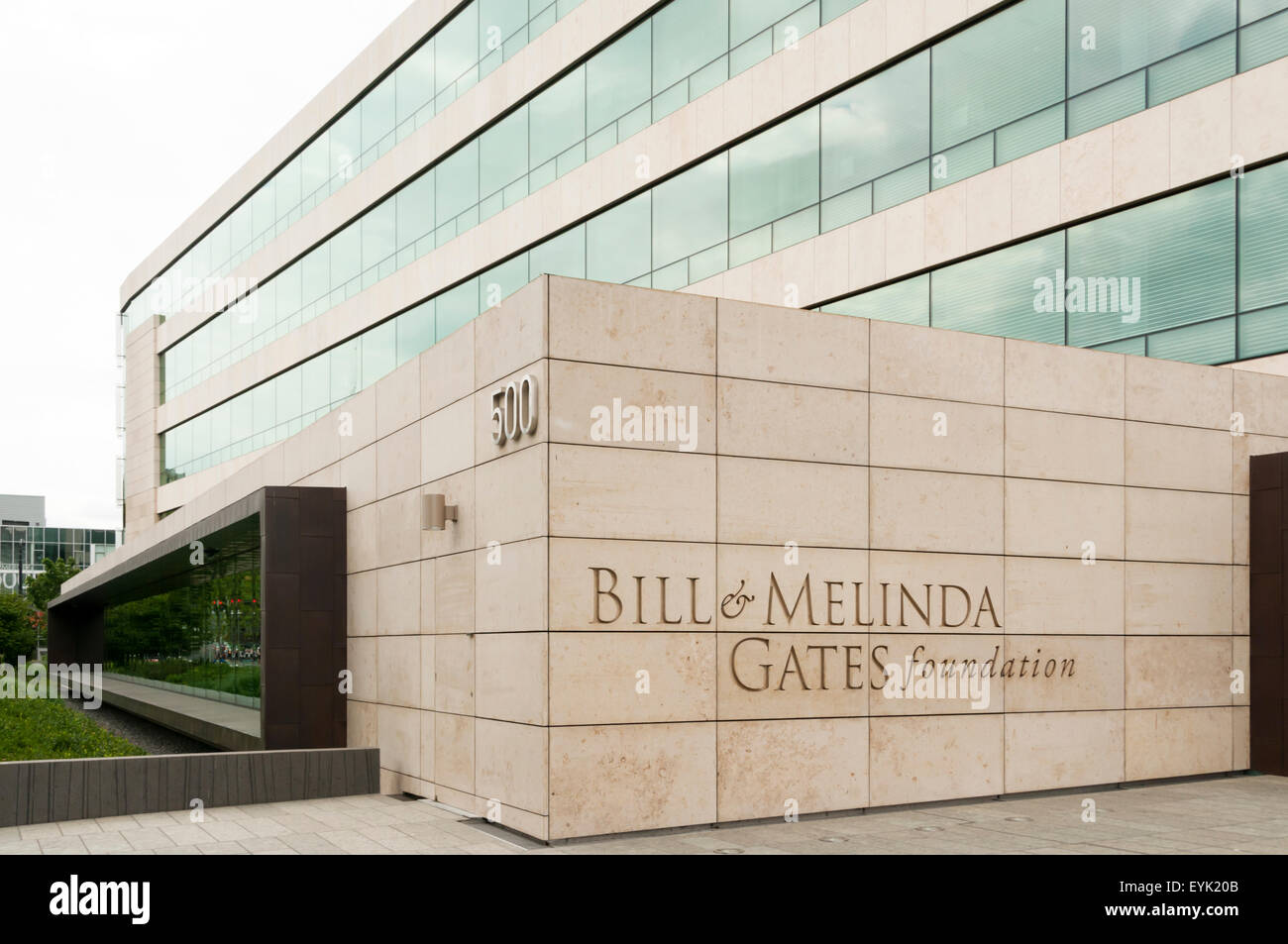 La Bill & Melinda Gates Foundation a Seattle. Foto Stock