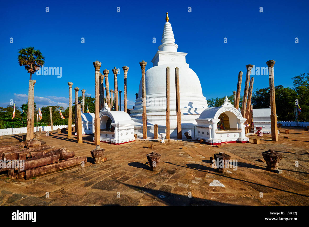 Sri Lanka, Nord provincia centrale, Anuradhapura, la storica capitale dello Sri Lanka, Sito Patrimonio Mondiale dell'UNESCO, Thuparama dagoba Foto Stock