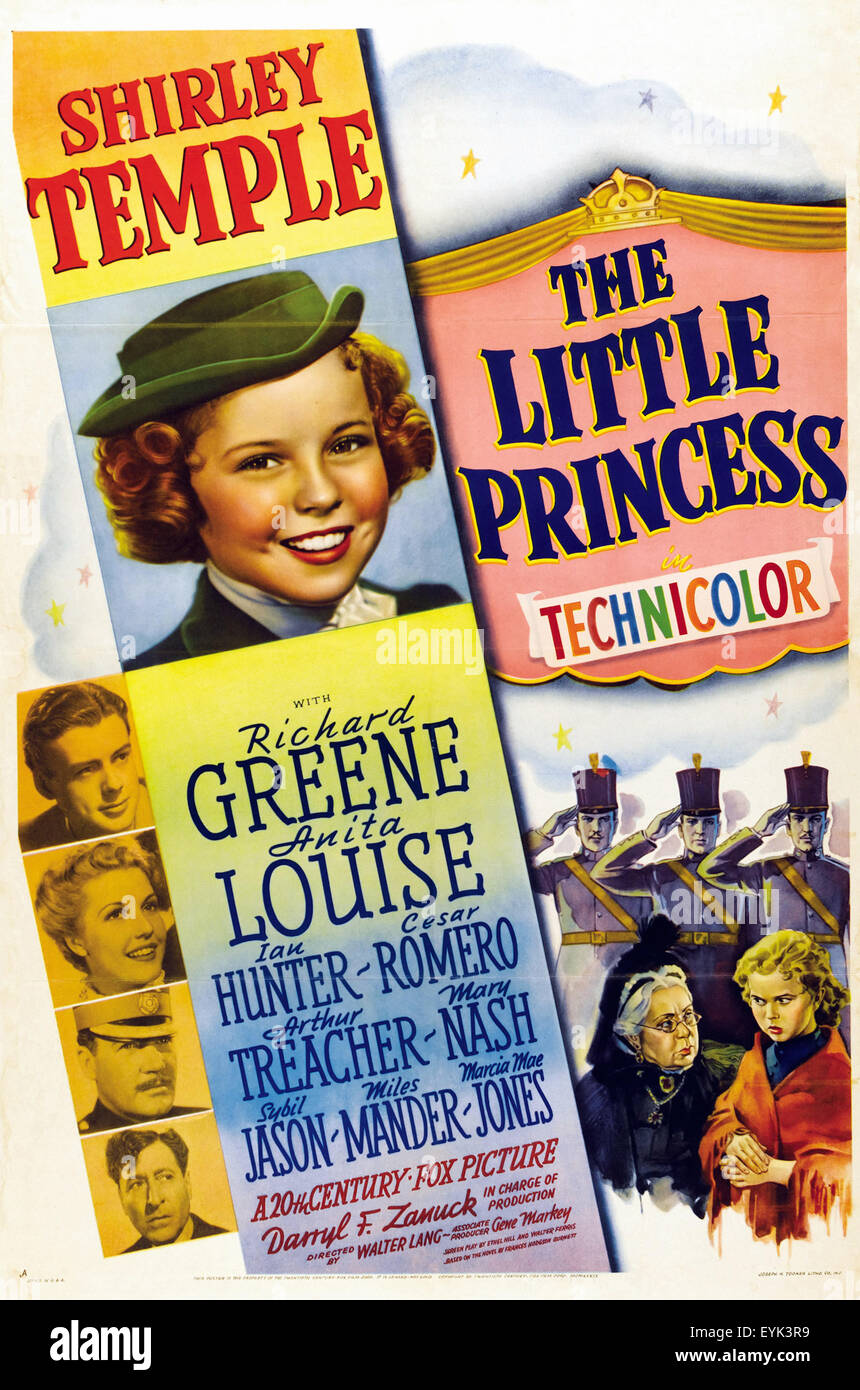 La piccola principessa - 1939 - Poster del filmato Foto Stock
