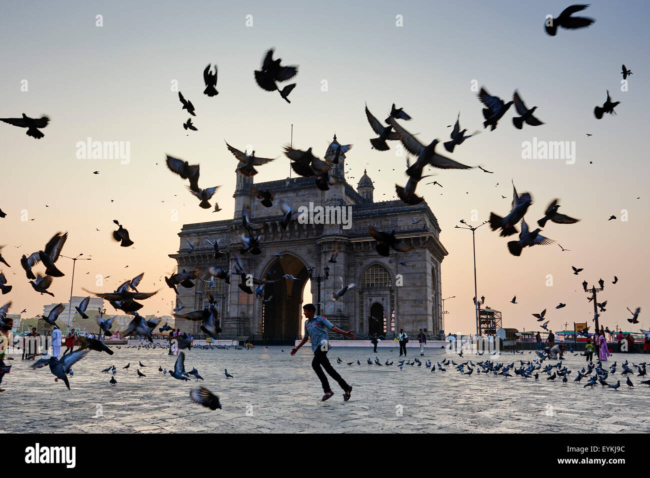 India Maharashtra, Mumbai (Bombay), il Gateway dell'India Foto Stock