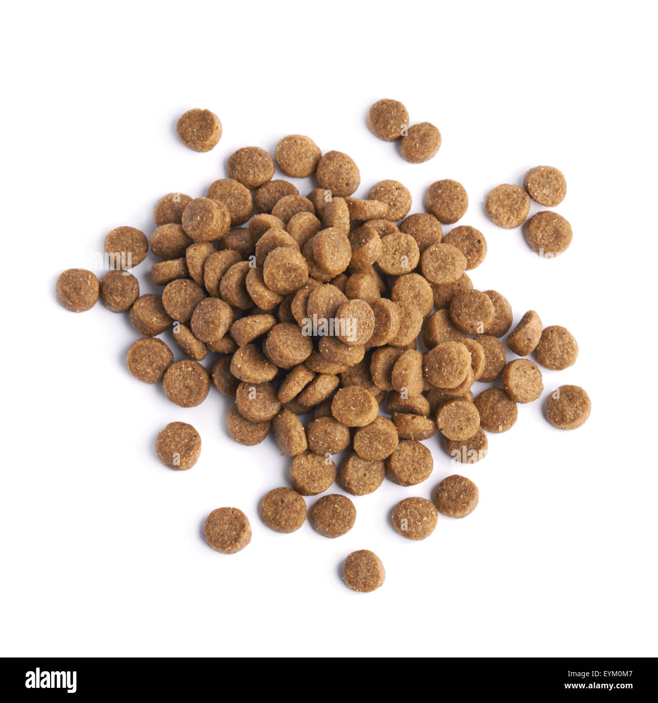 Pila di pet a secco del cibo Foto Stock