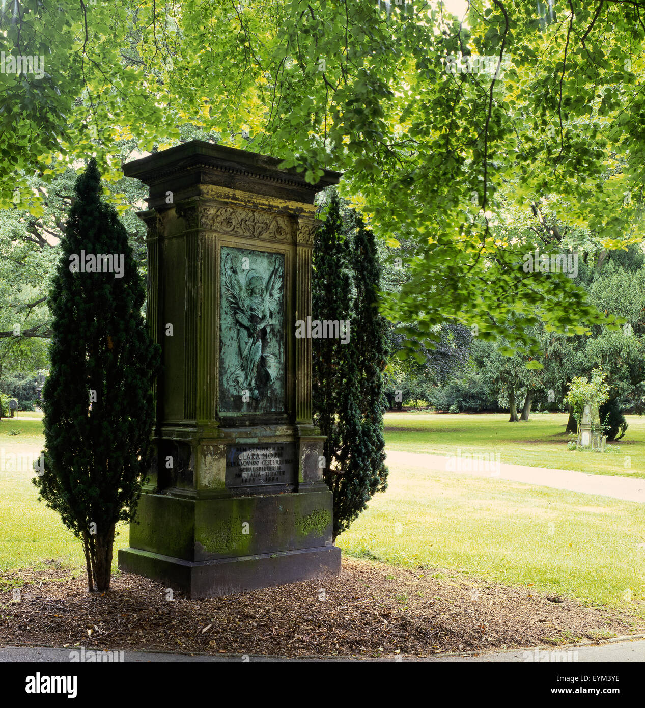 Memorial presso Jakobipark, parte della città di Amburgo Eilbek, Foto Stock