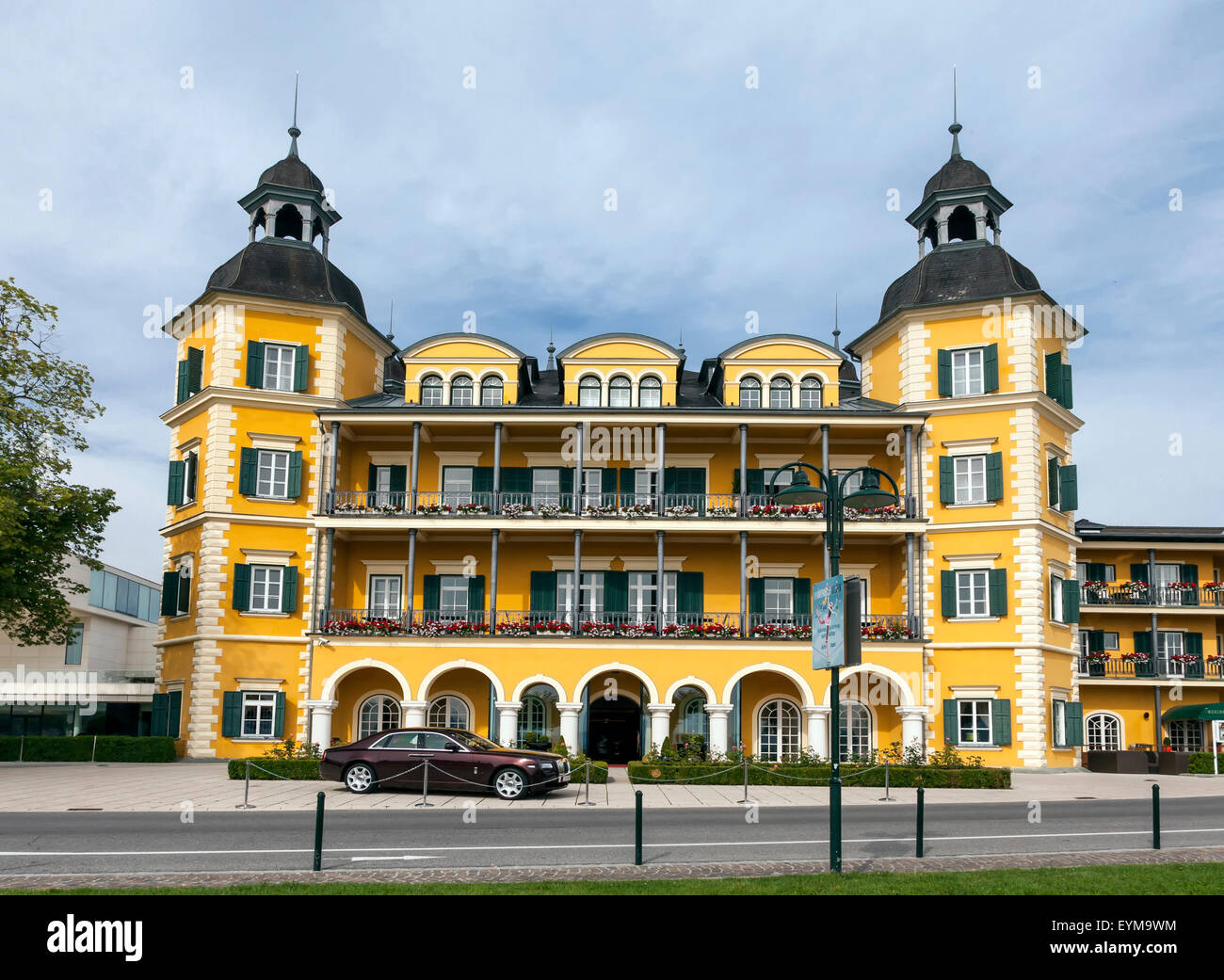 Schloss am Wörthersee Foto Stock