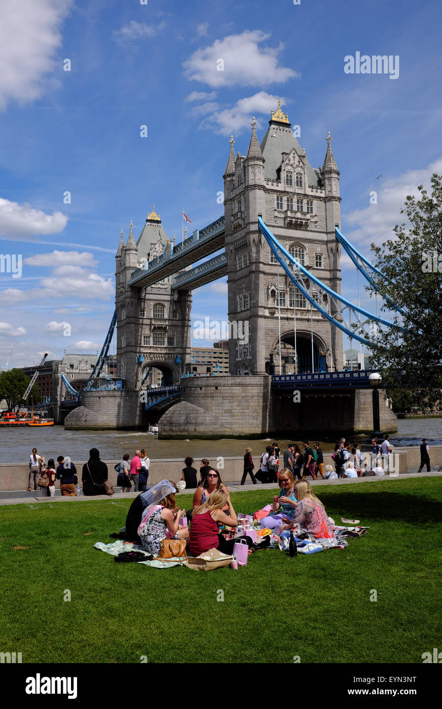 Il Tower Bridge London Inghilterra England Foto Stock
