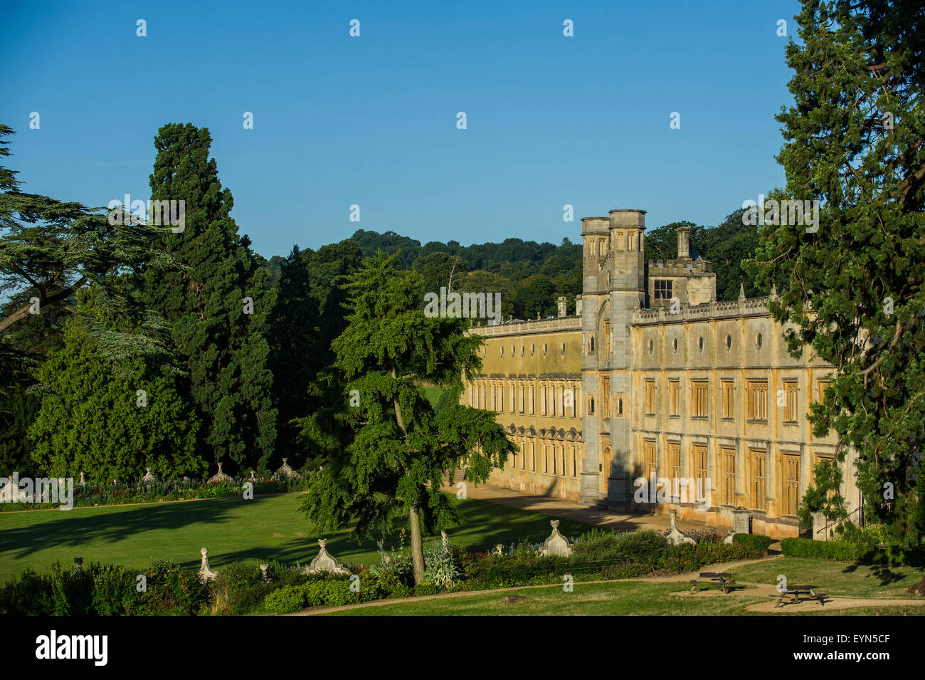 Ashton Court Mansion vicino a Long Ashton in Bristol - Originariamente sede della famiglia degli Smyth famiglia oggi di proprietà della città di Bristol Foto Stock