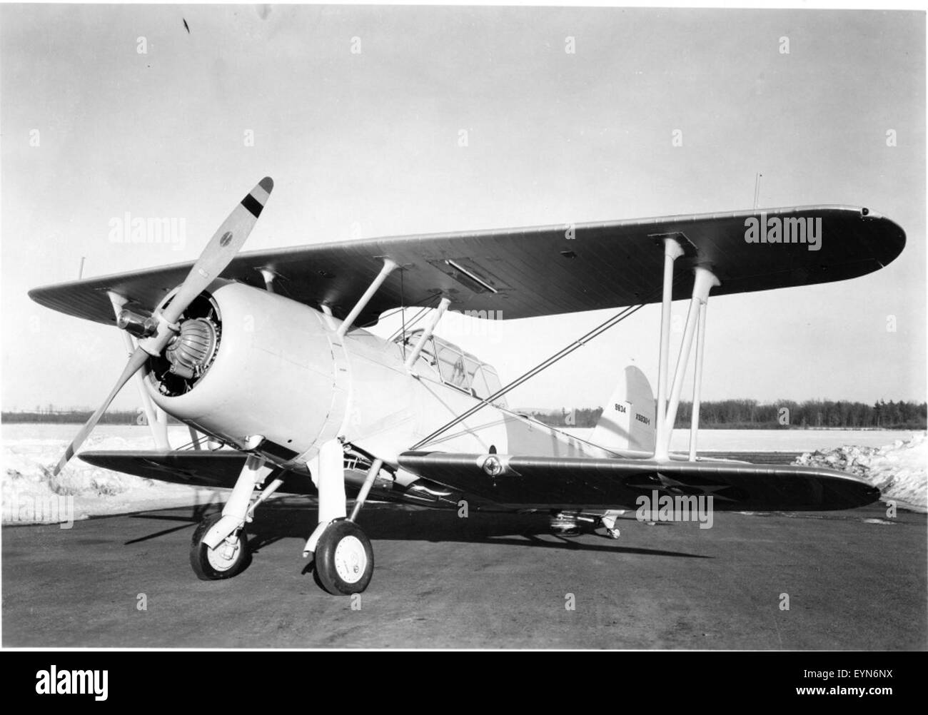 Il Vought XSB3U-1, un velivolo sperimentale basato su portaerei, sviluppato per la US Navy negli anni '1940 Questo prototipo è stato progettato per esplorare la fattibilità di un bombardiere con un motore singolo e ali pieghevoli per le operazioni di trasporto. Foto Stock