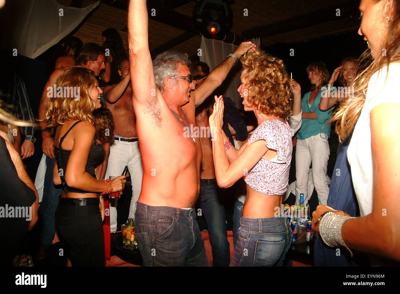 Flavio Briatore al miliardario Party Club Porto Cervo e la Costa Smeralda  Italia Foto stock - Alamy