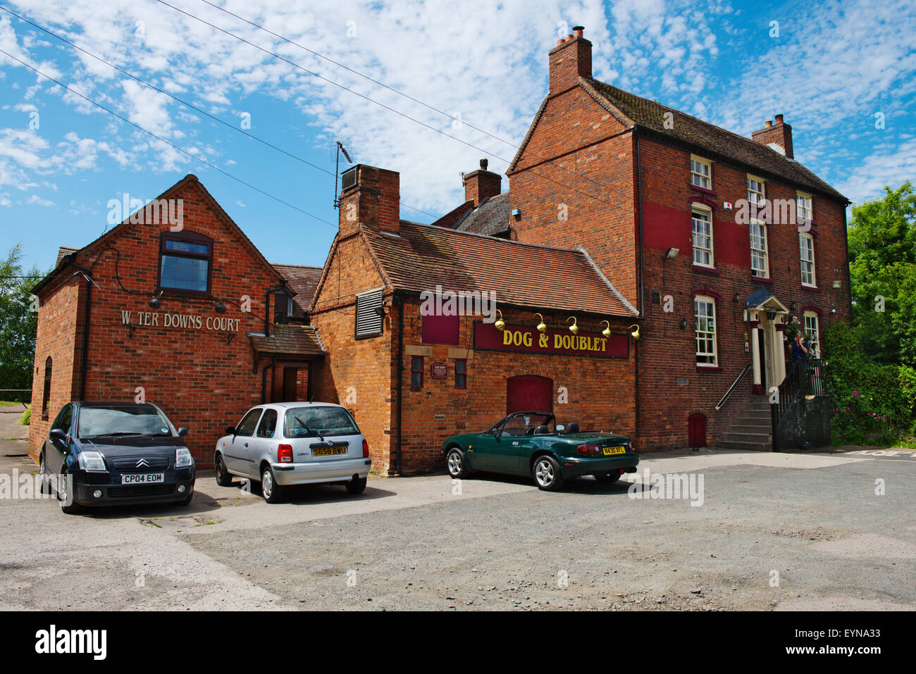Cane e del doppietto Inn Sutton Coldfield West Midlands, Regno Unito Foto Stock