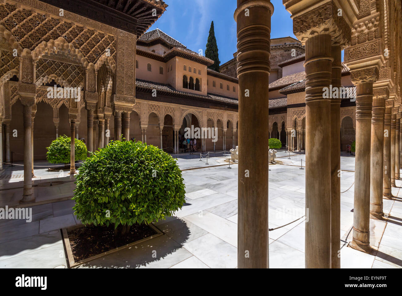 Alhambra Islamic Royal Palace, Granada, Spagna Foto Stock
