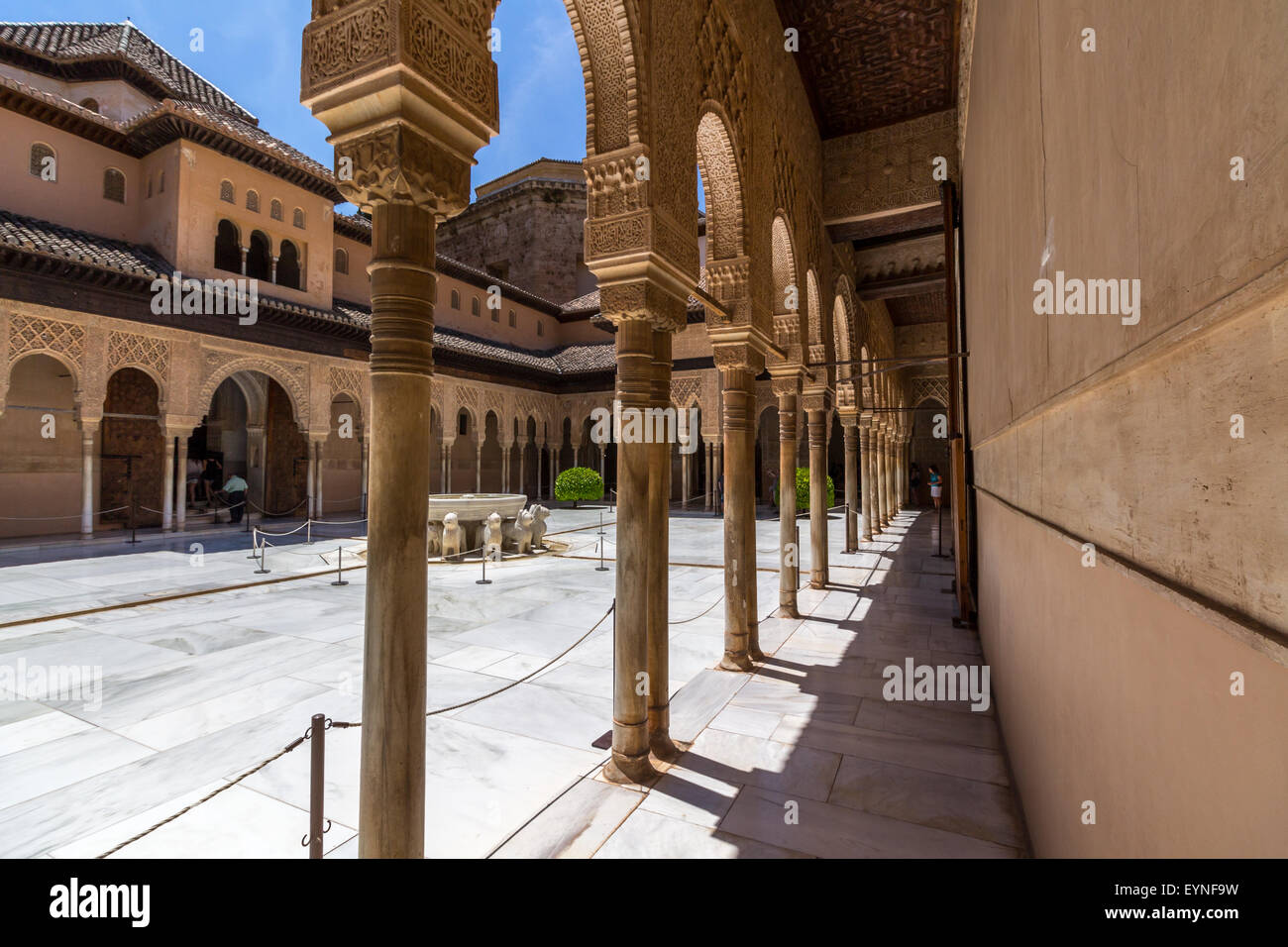 Alhambra Islamic Royal Palace, Granada, Spagna Foto Stock