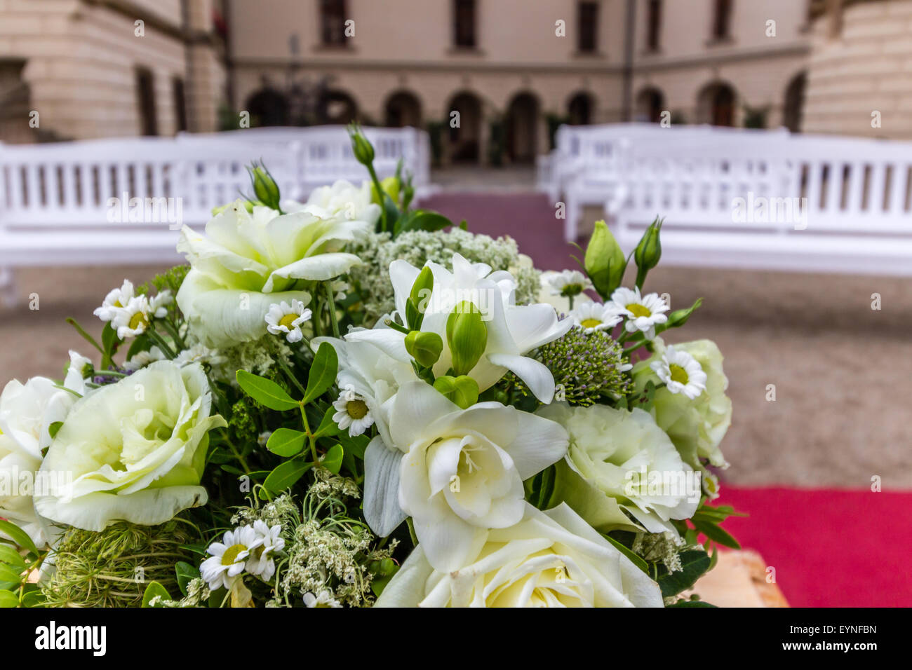 Operazioni di diserbatura floreale Foto Stock