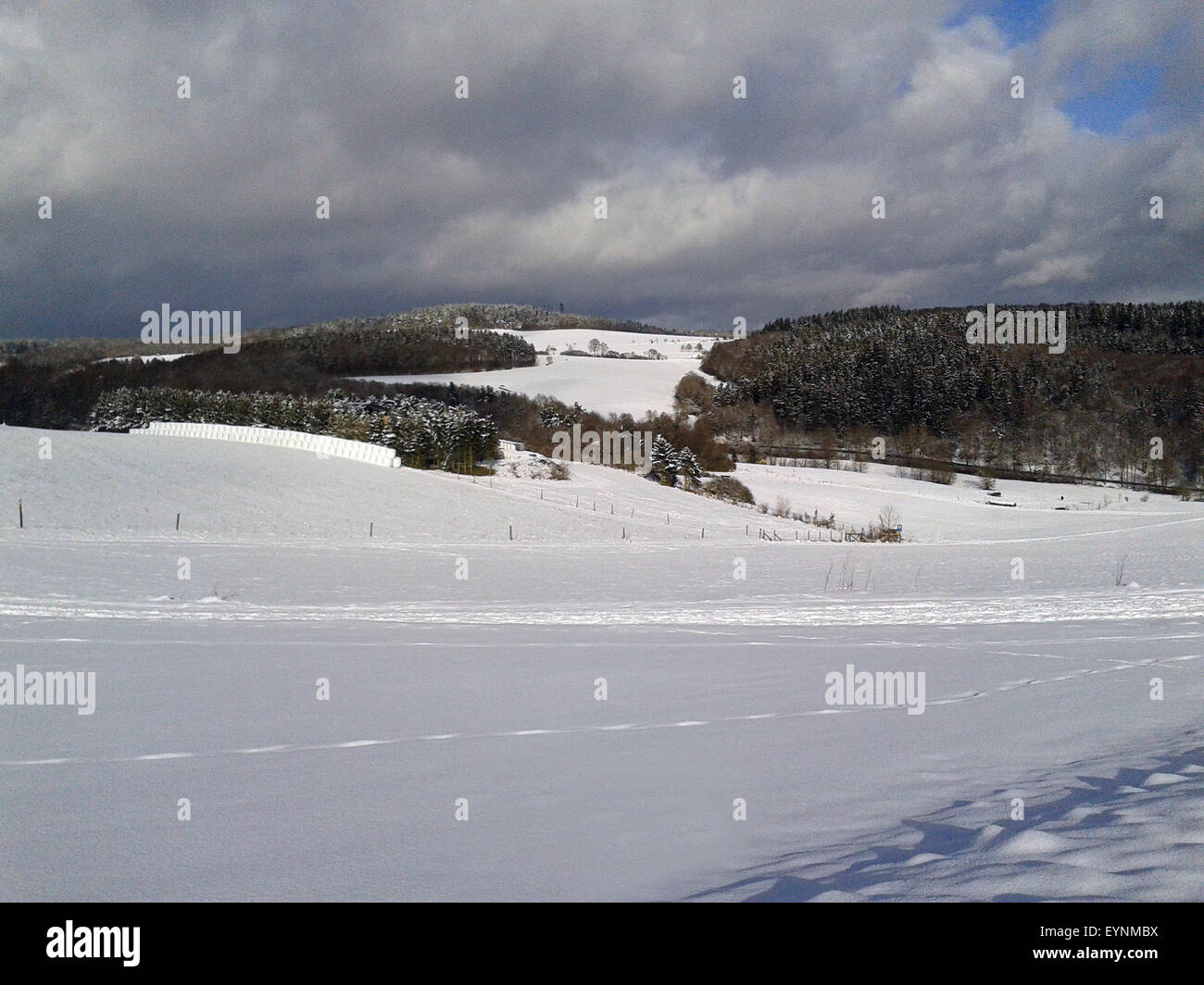 Winterlandschaft, taunus Foto Stock