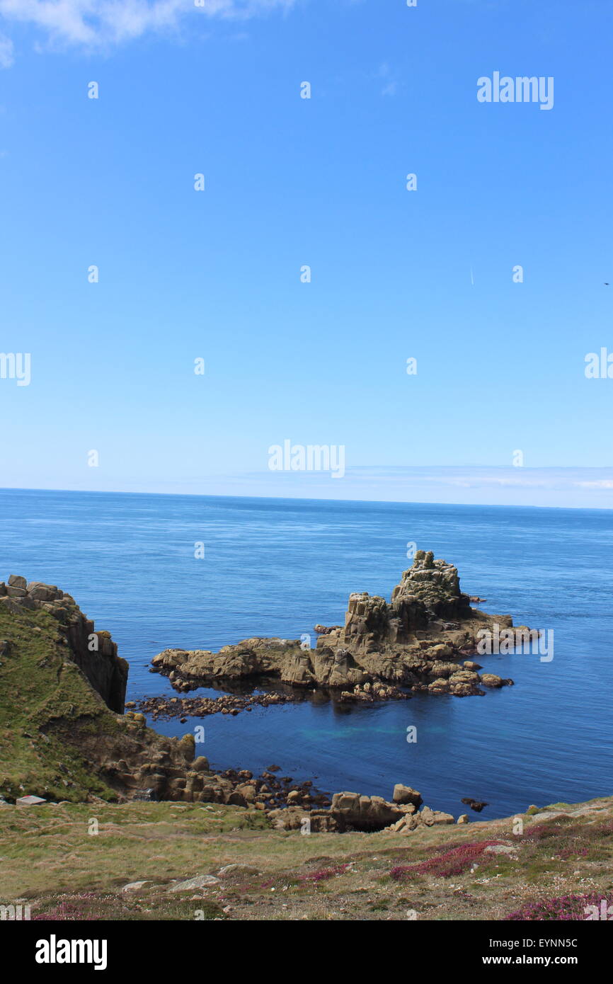 Lands End, Cornwall Foto Stock