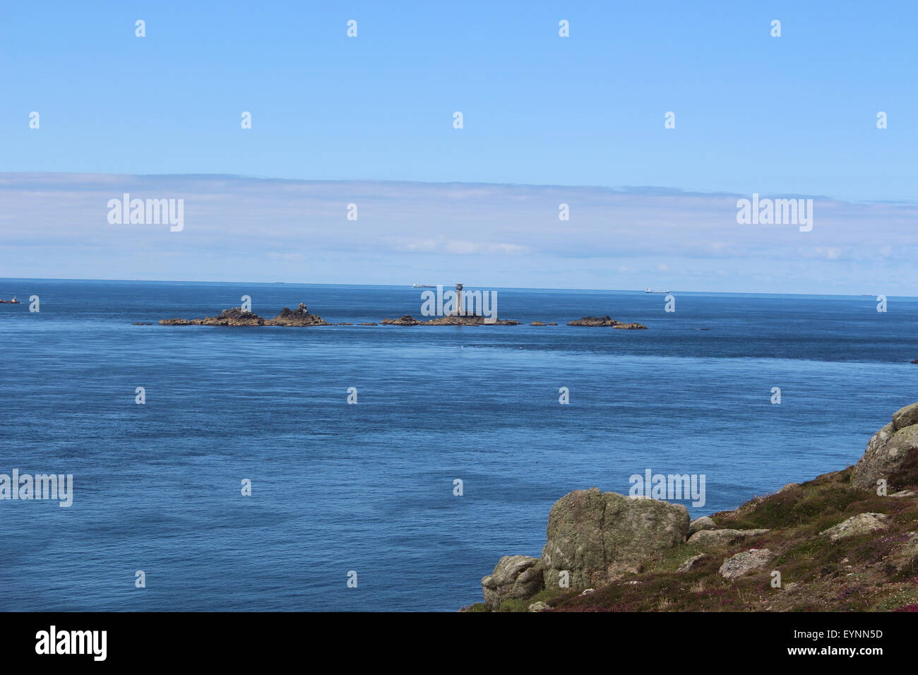Lands End, Cornwall Foto Stock