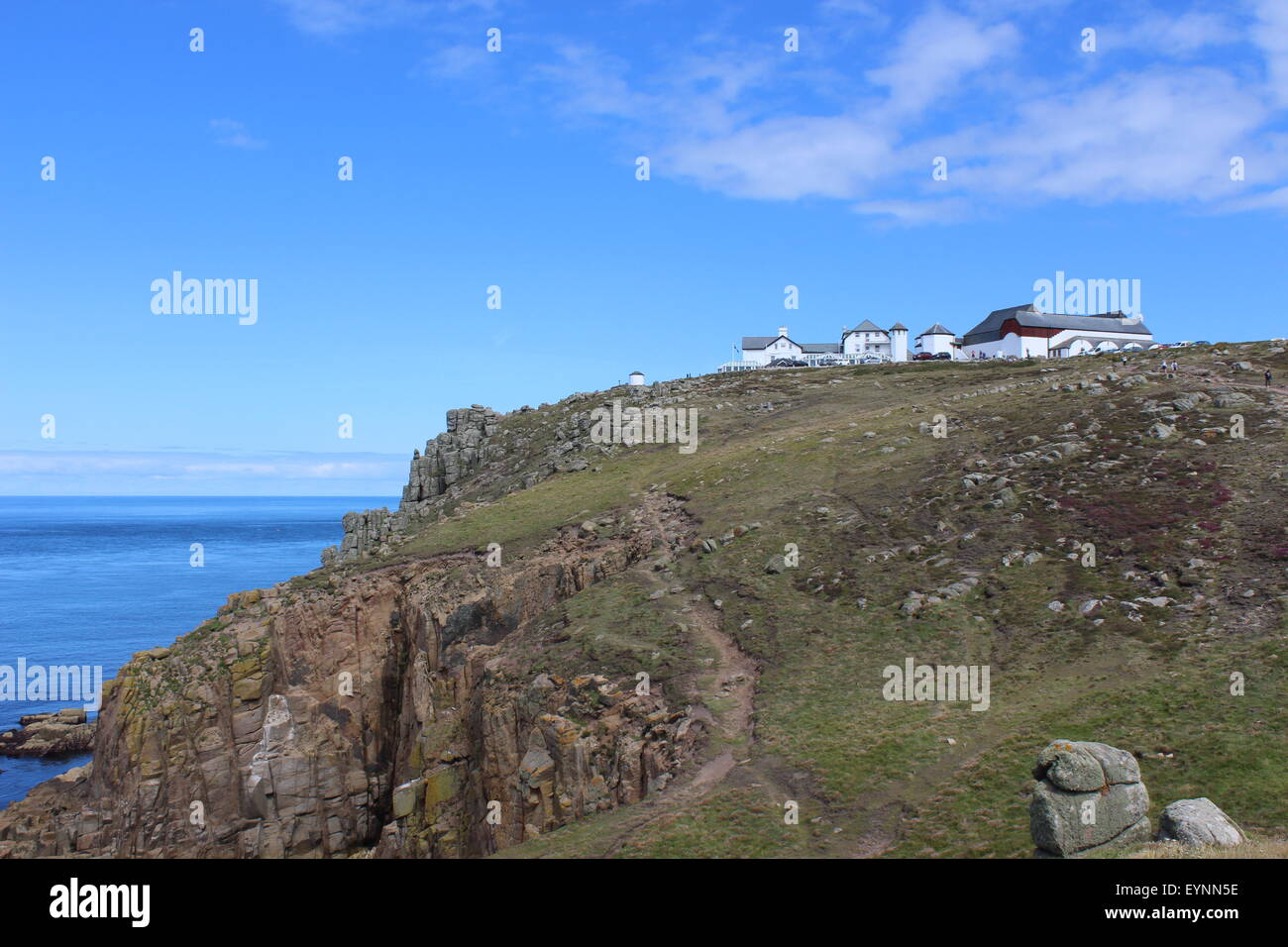 Lands End, Cornwall Foto Stock