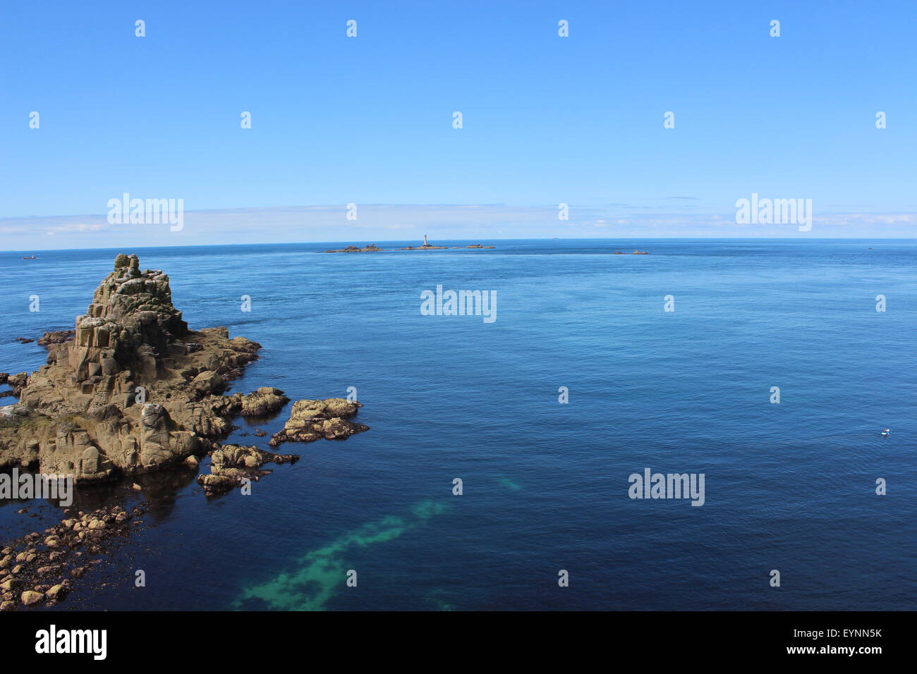 Lands End, Cornwall Foto Stock