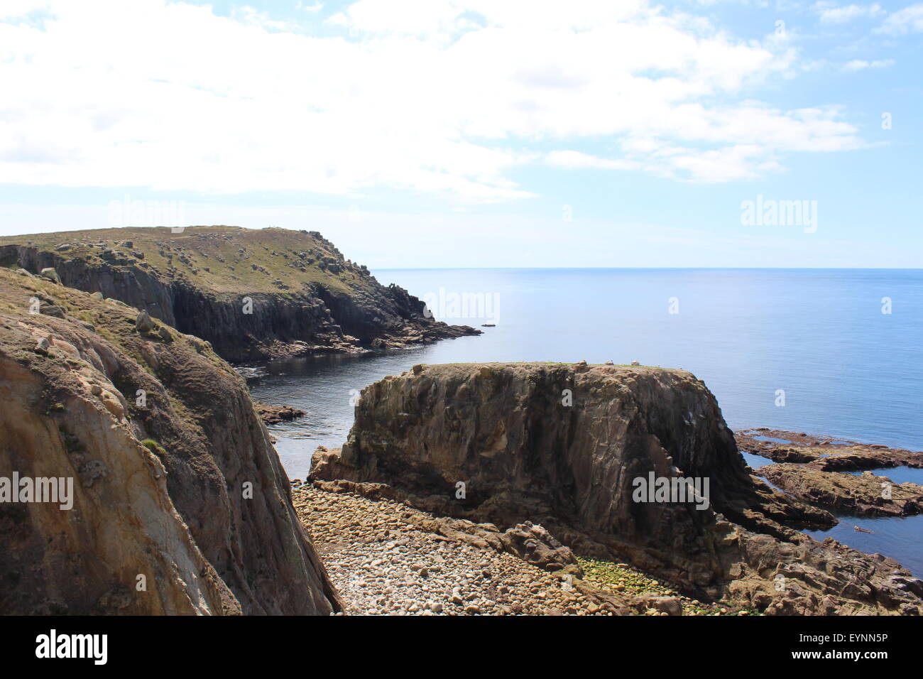 Lands End, Cornwall Foto Stock