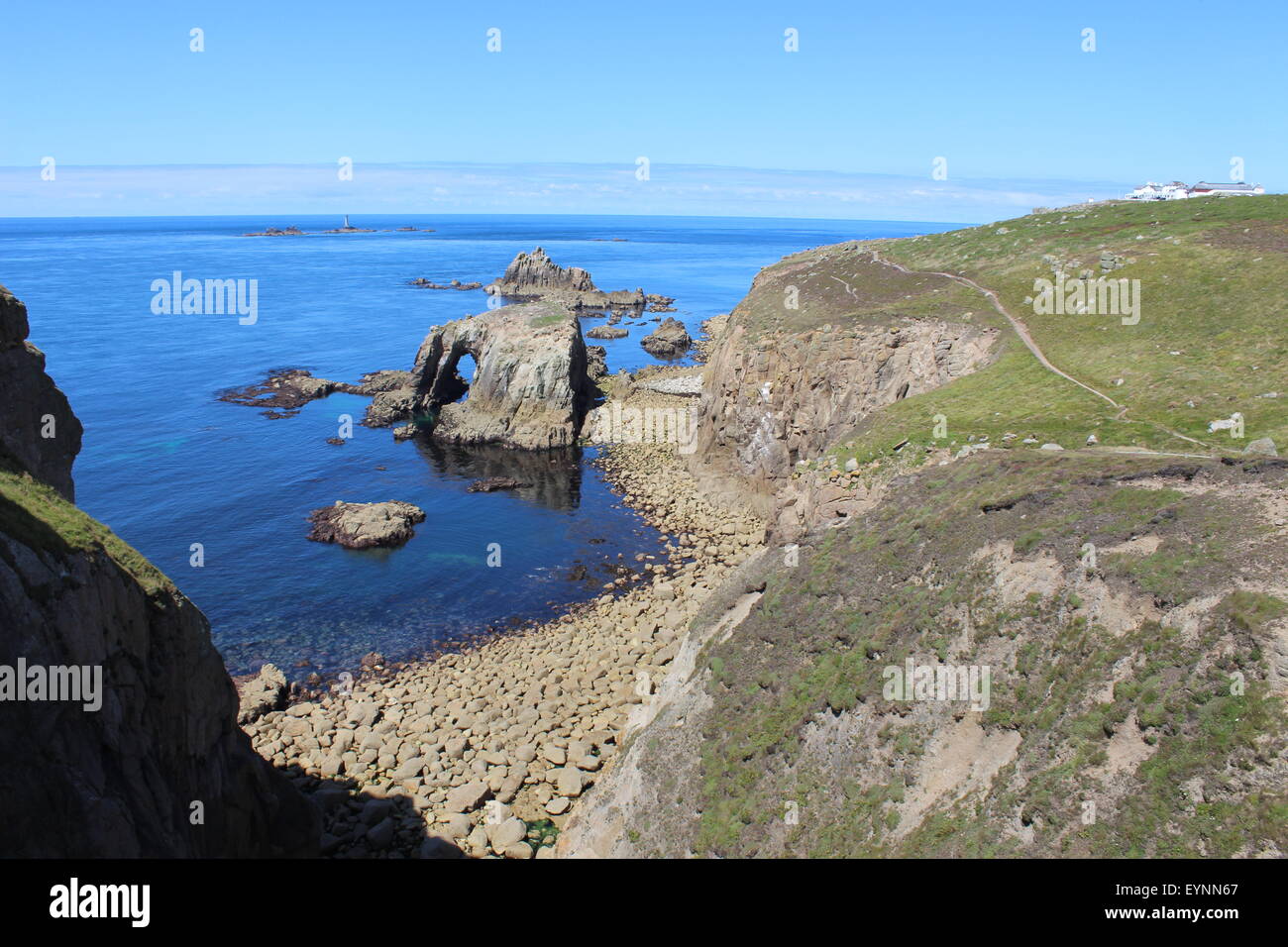 Lands End, Cornwall Foto Stock