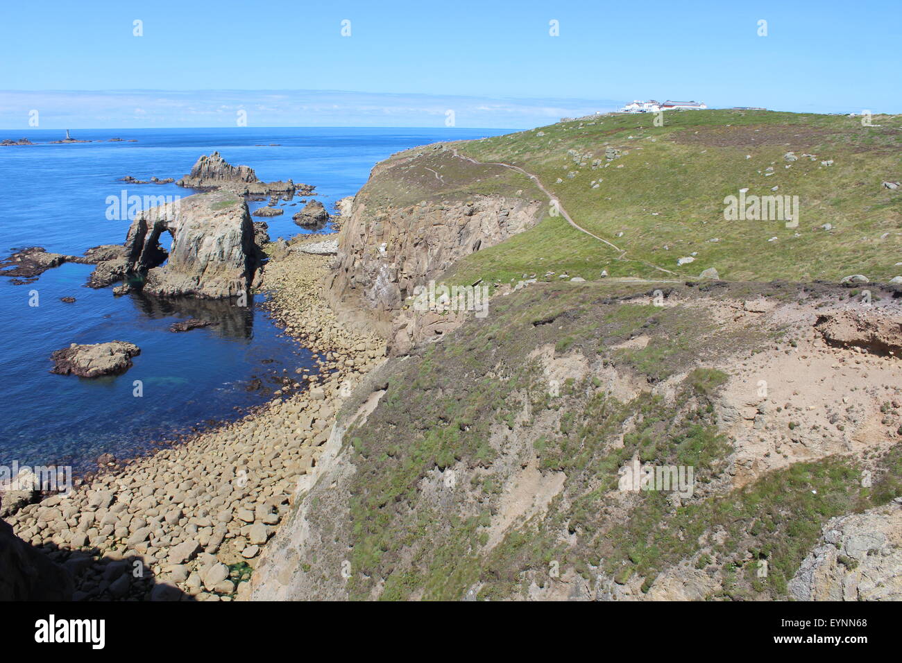 Lands End, Cornwall Foto Stock