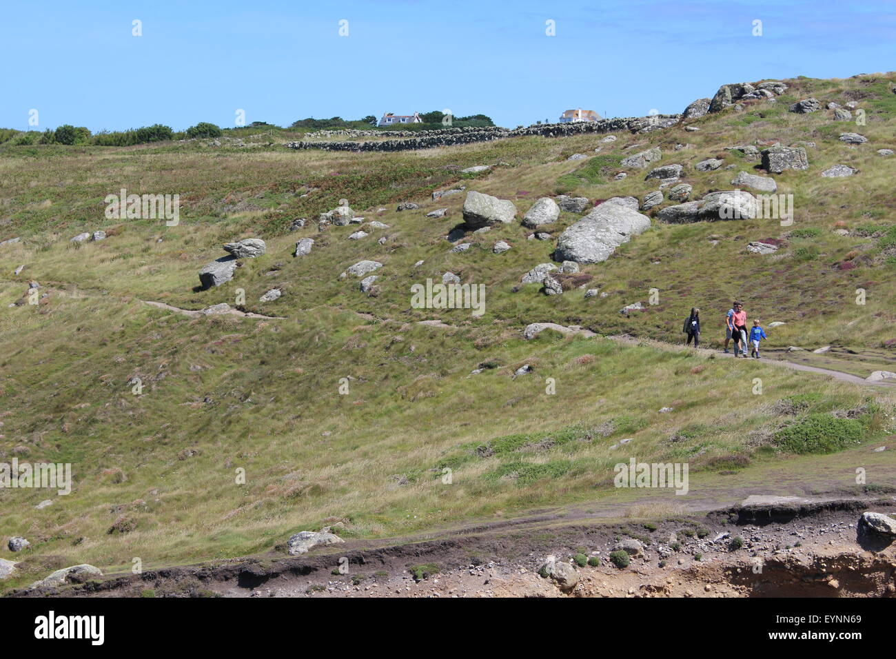 Lands End, Cornwall Foto Stock