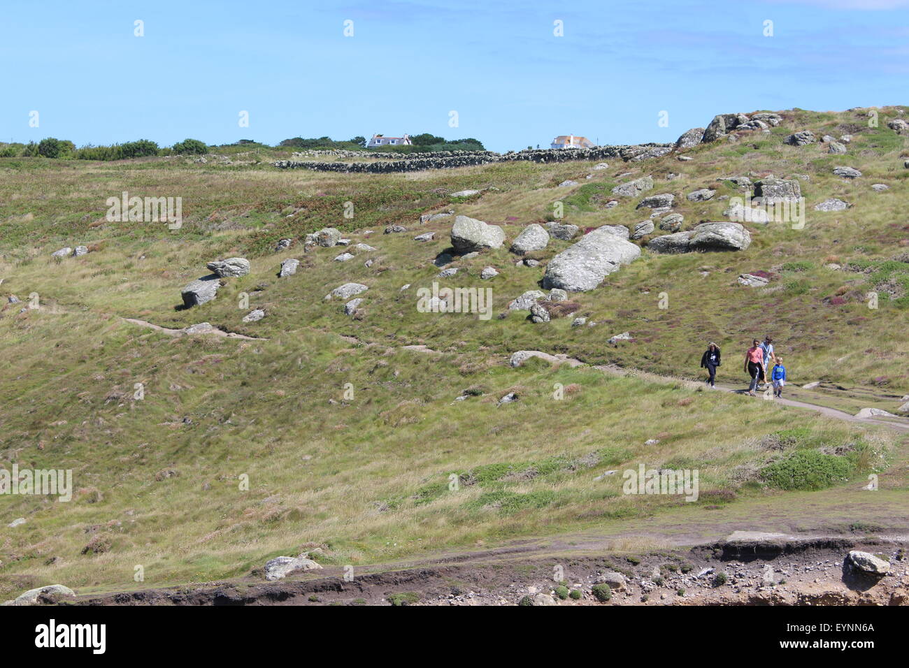 Lands End, Cornwall Foto Stock