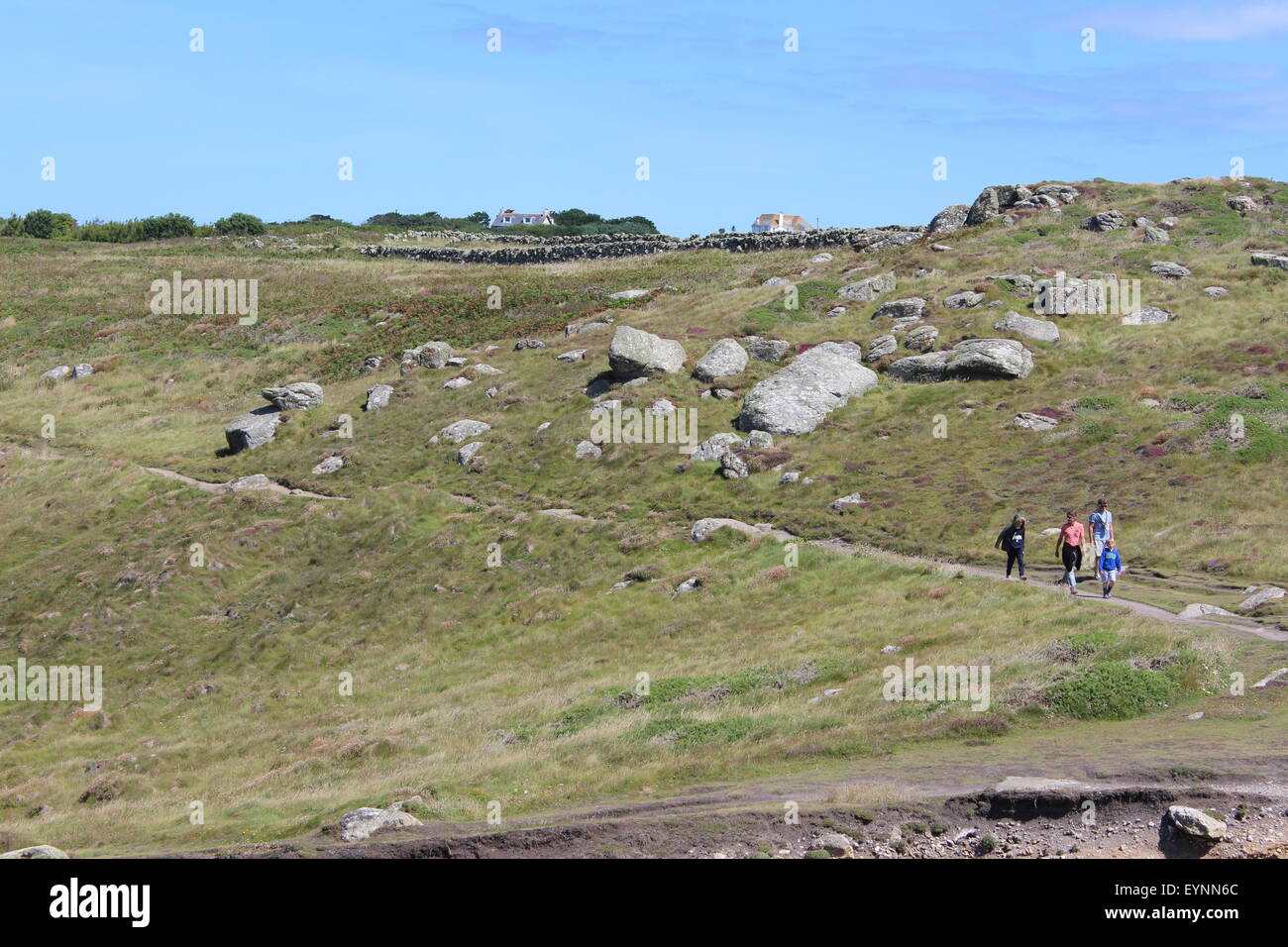 Lands End, Cornwall Foto Stock