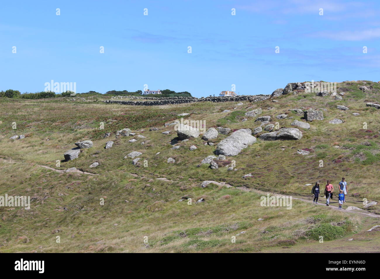 Lands End, Cornwall Foto Stock