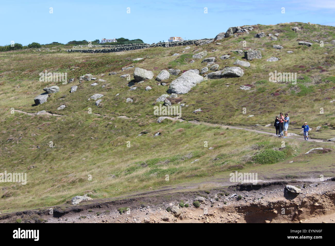 Lands End, Cornwall Foto Stock