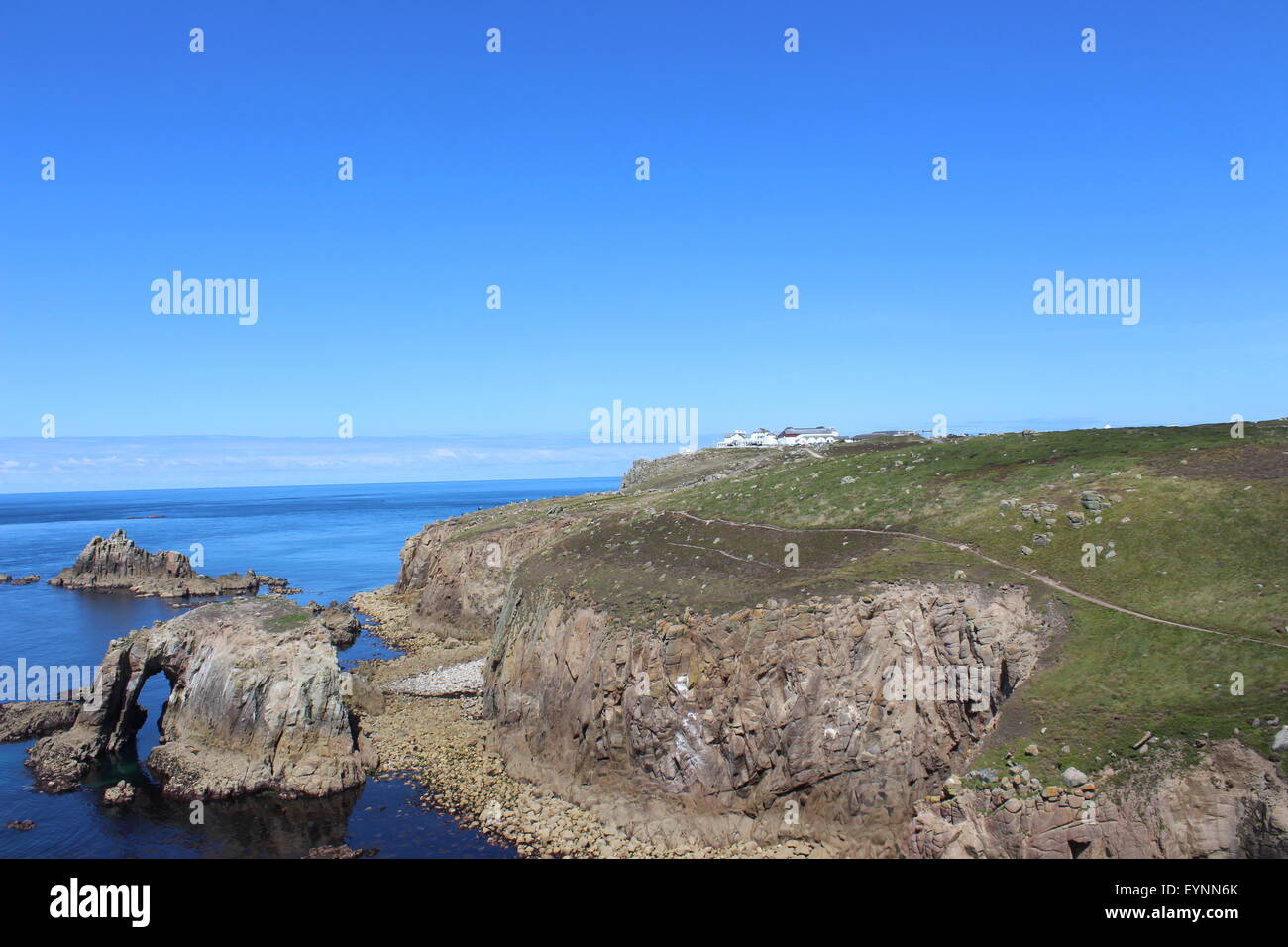 Lands End, Cornwall Foto Stock