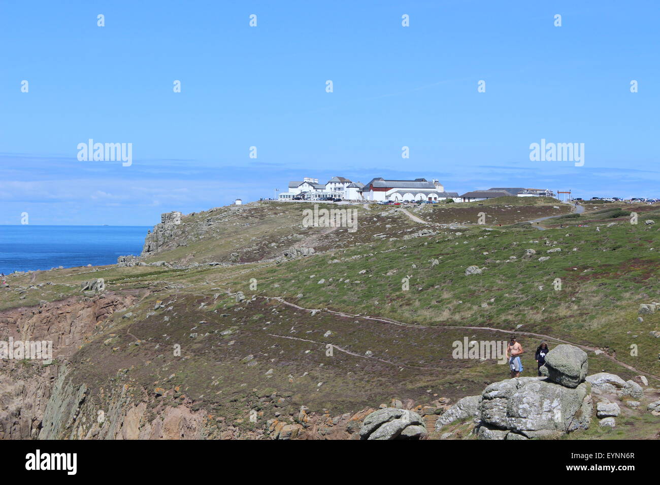 Lands End, Cornwall Foto Stock