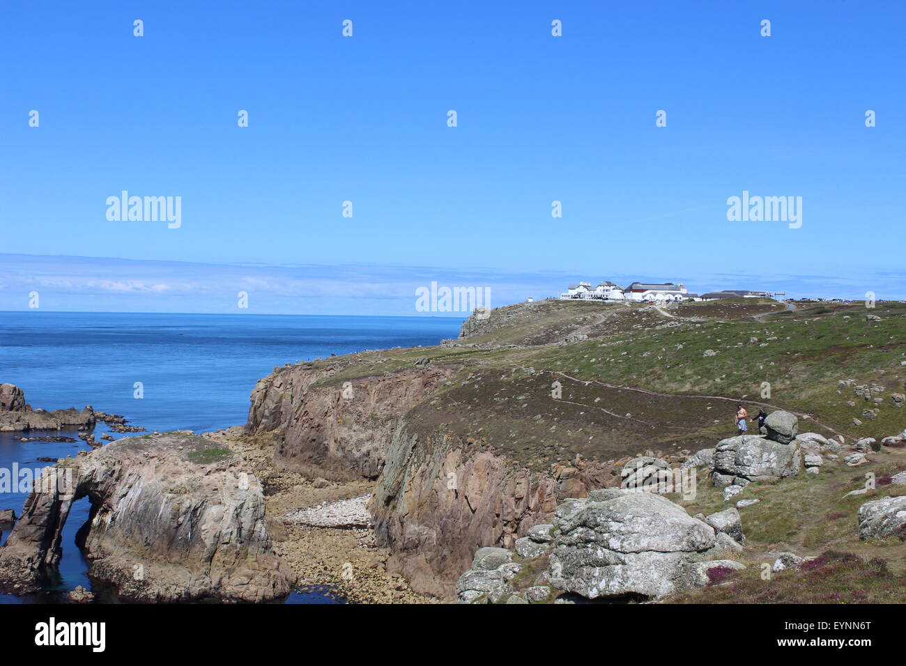 Lands End, Cornwall Foto Stock