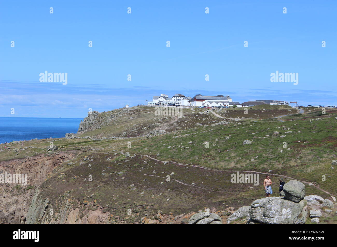 Lands End, Cornwall Foto Stock