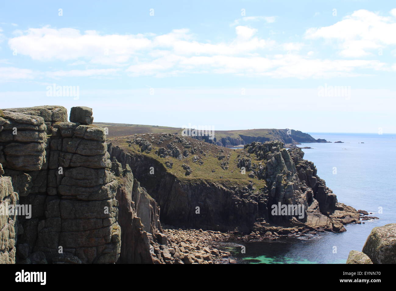 Lands End, Cornwall Foto Stock