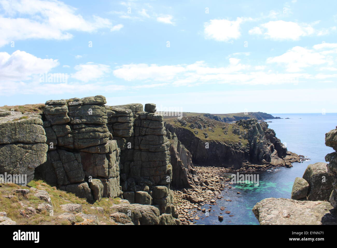 Lands End, Cornwall Foto Stock