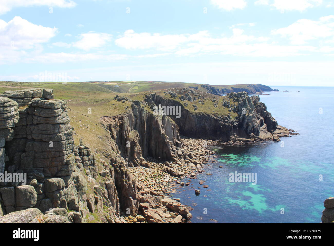 Lands End, Cornwall Foto Stock