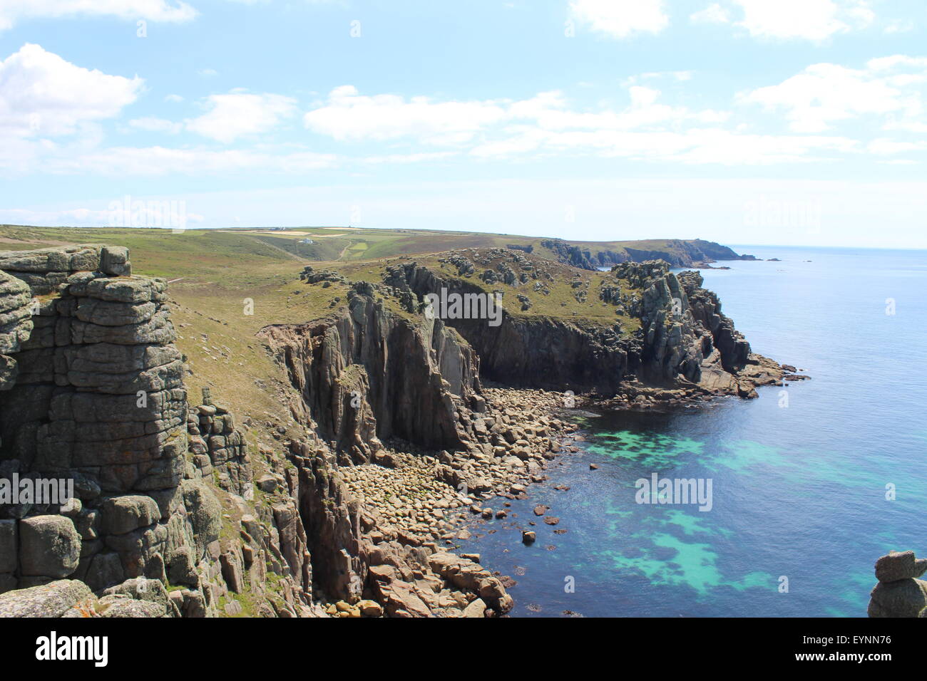 Lands End, Cornwall Foto Stock